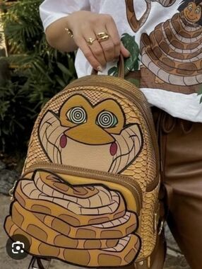 Loungefly Disney Jungle Book Kaa Snake Mini Backpack -NWT Cosplay